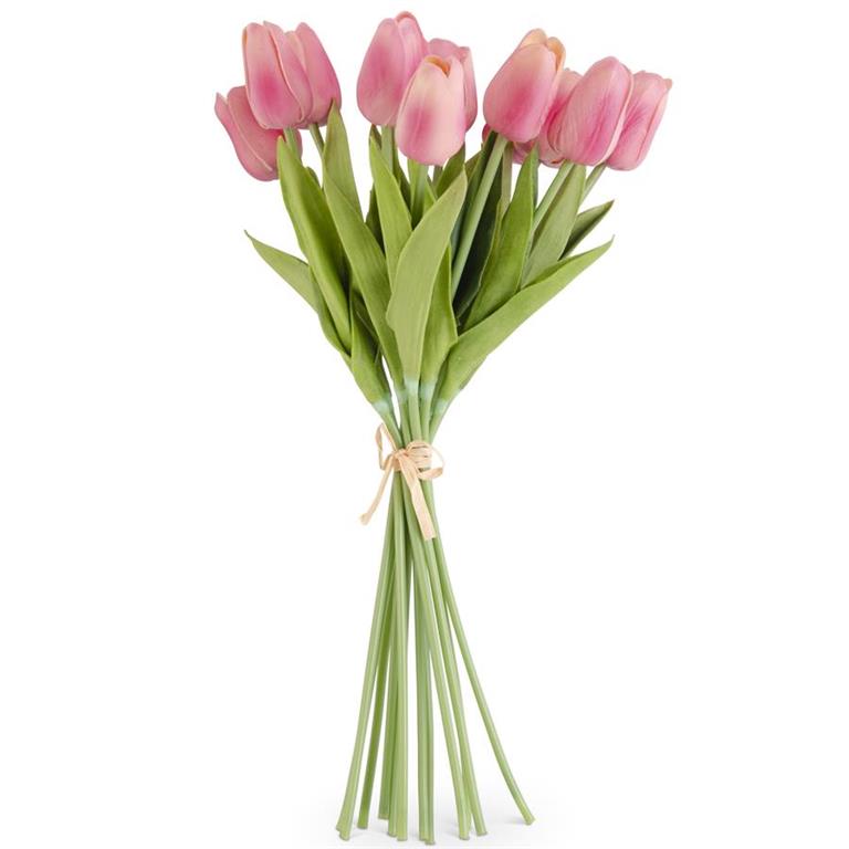 Mauve Real Touch Mini Tulip Bundle