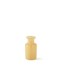 Hand Sprayed Small Yellow Glass Vases