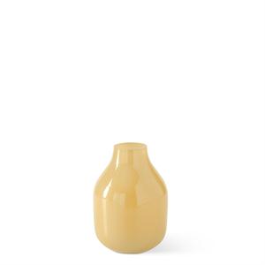 Hand Sprayed Small Yellow Glass Vases