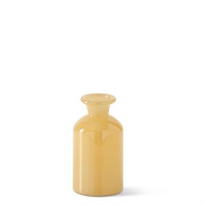 Hand Sprayed Small Yellow Glass Vases