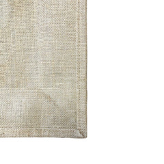 Customized Value Large Burlap Tote Bag With Your Logo/Text: Natural / 1-Color