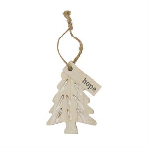 Wood Tree Ornament
