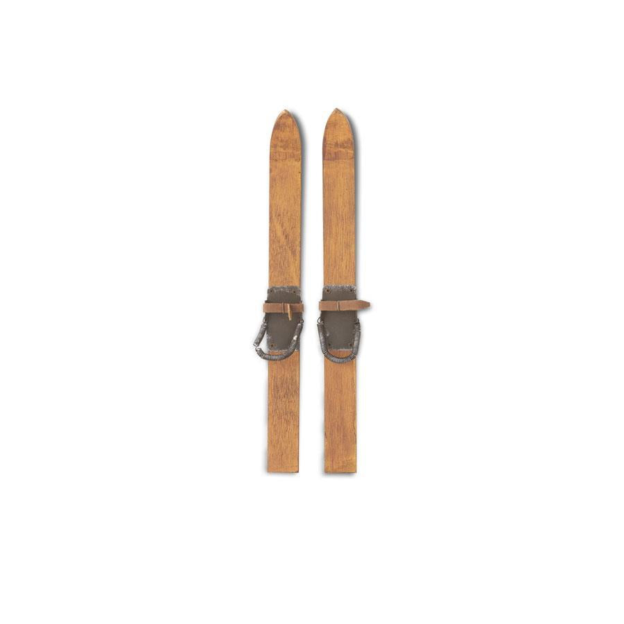 Wooden Skis - Decorative Mini