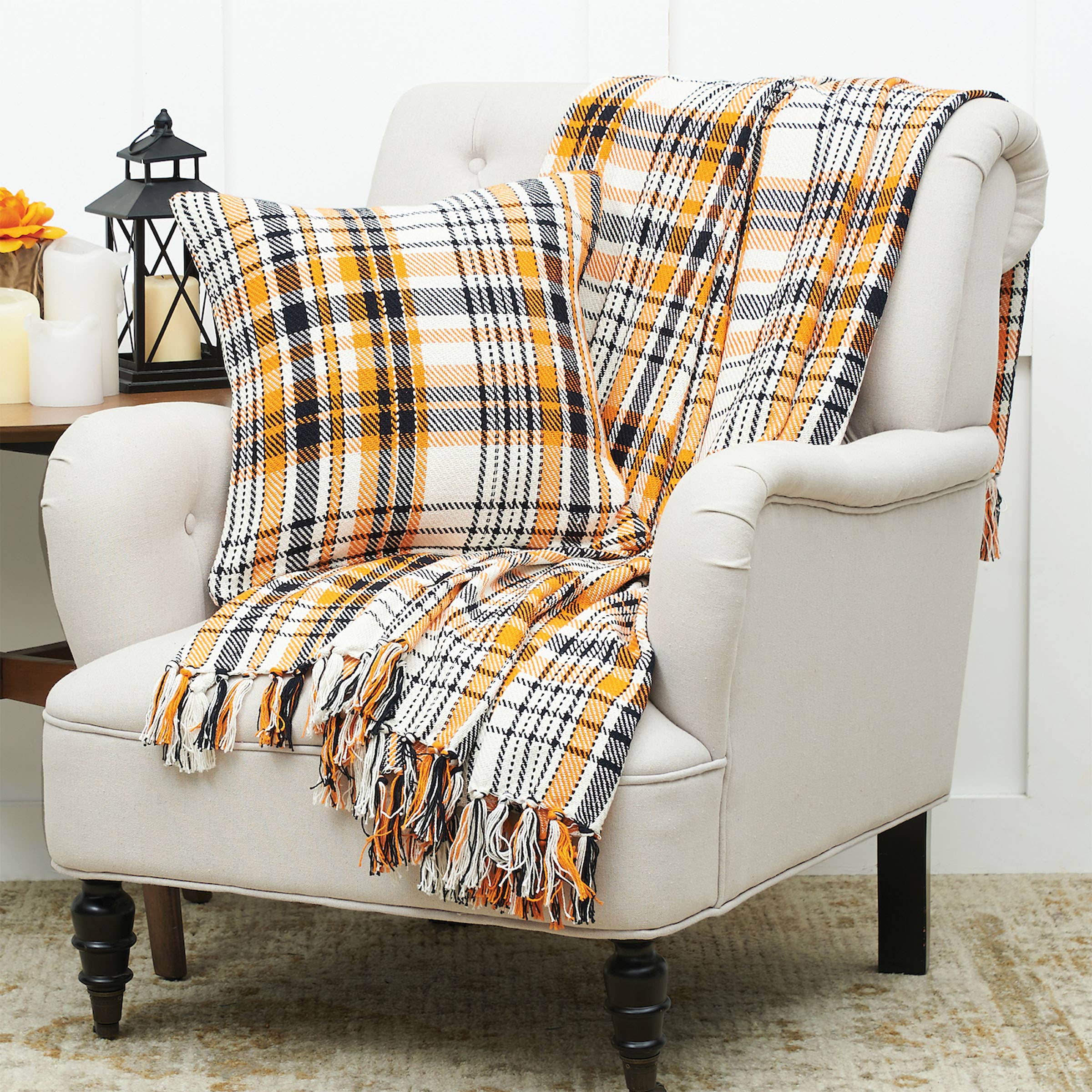 Plaid Throws 50" X 60"