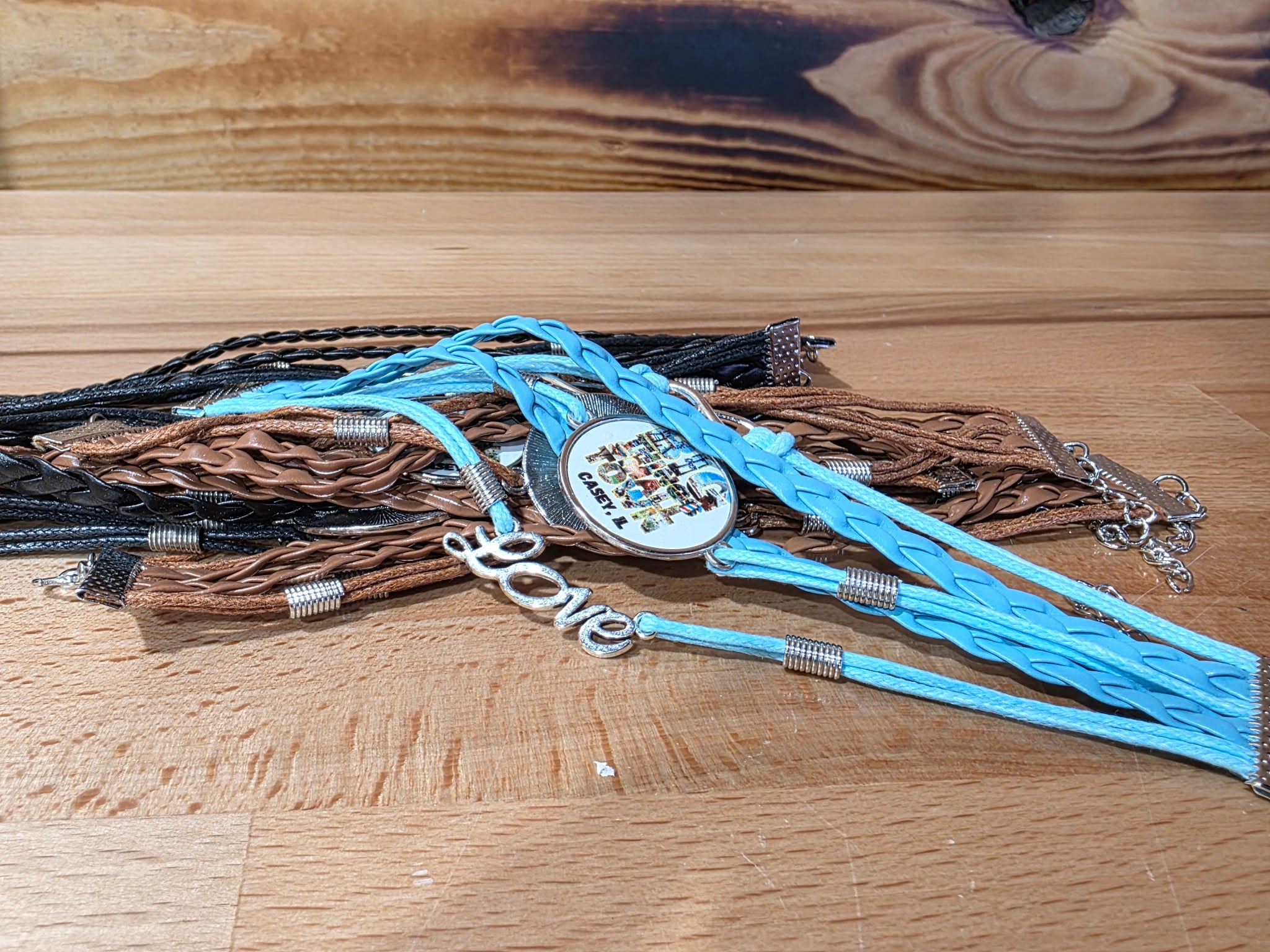 Casey, IL Charm Bracelet