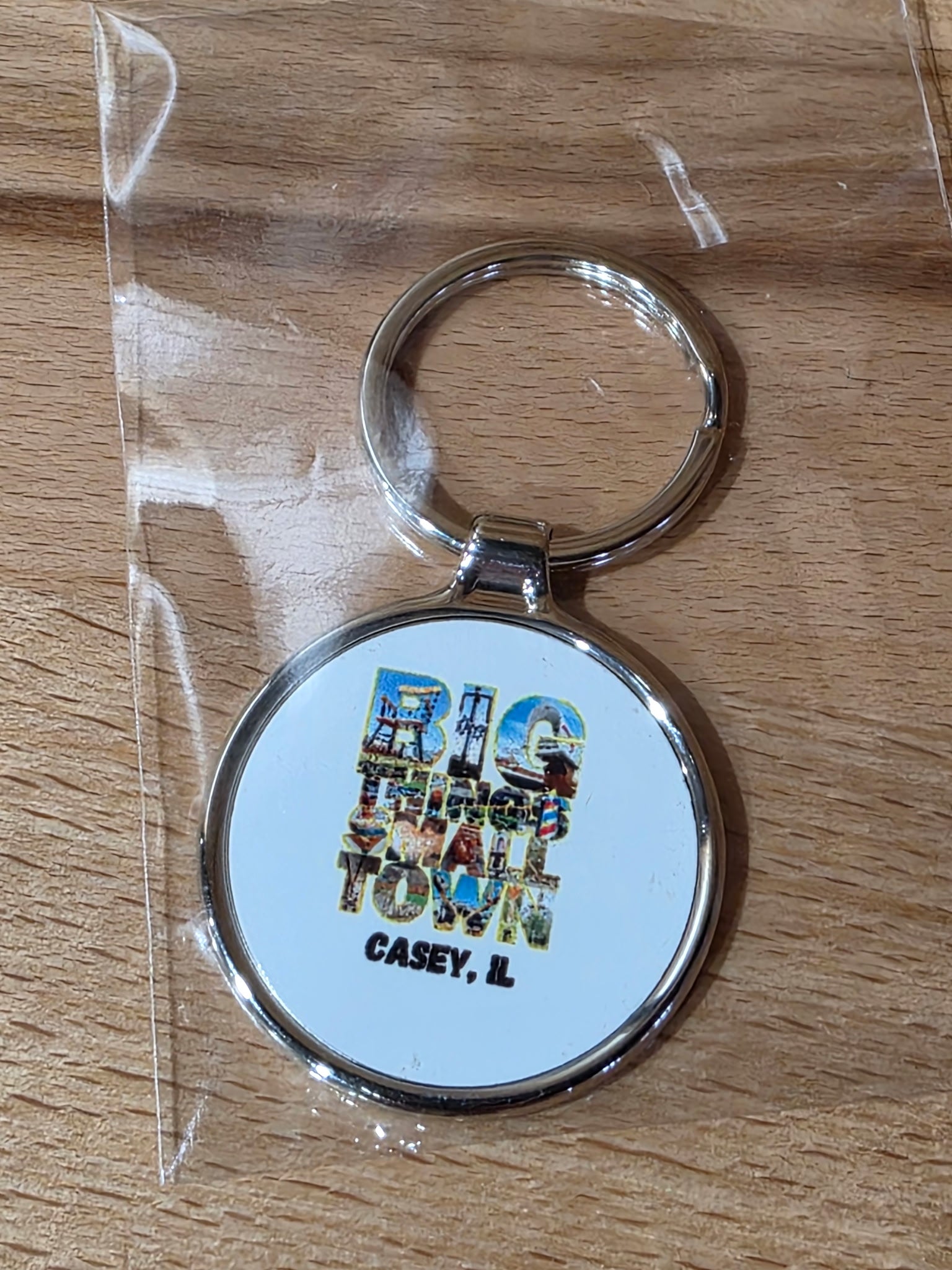 Casey, IL Round Keychain