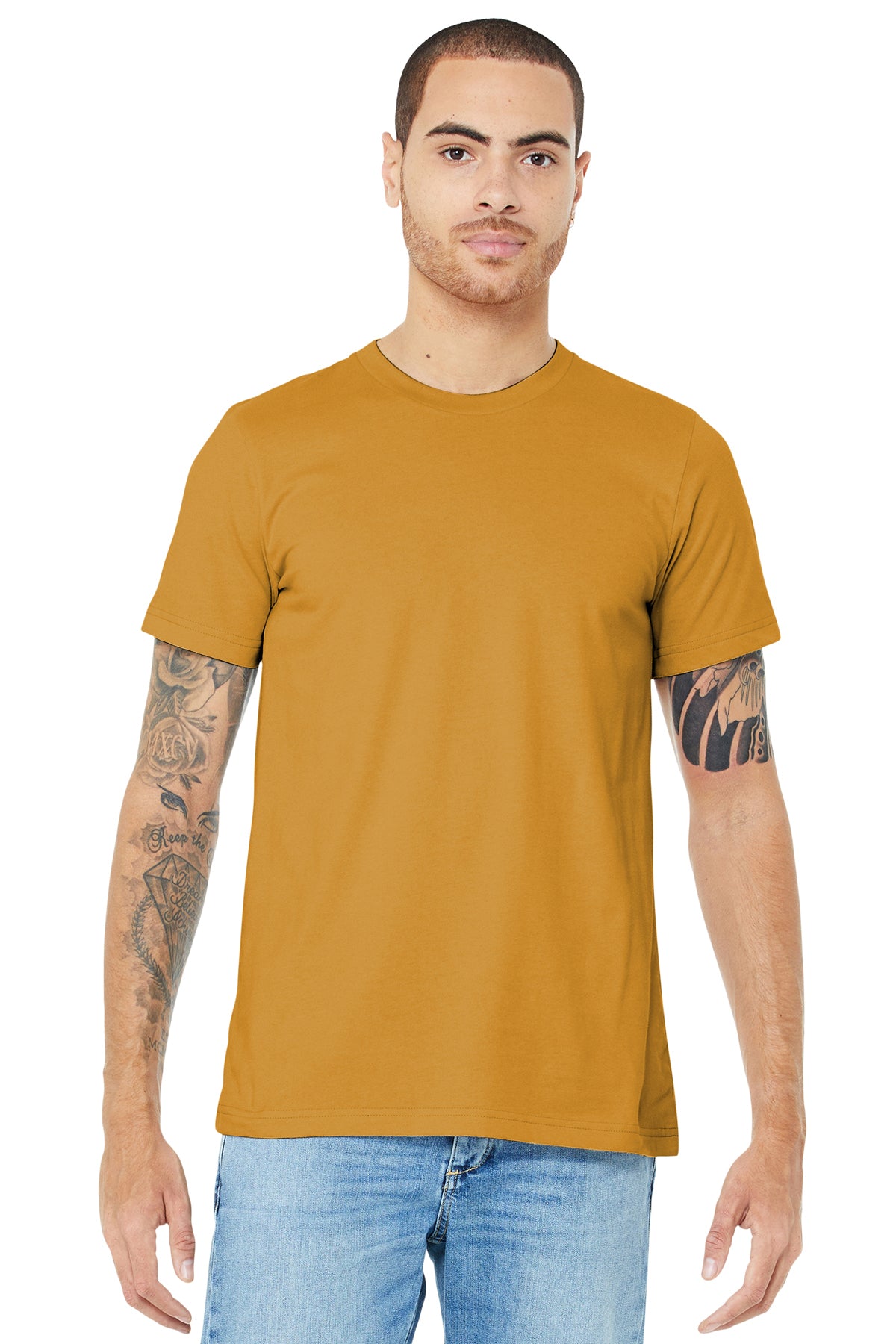 Bella+Canvas Custom Adult T-Shirt (Mustard)