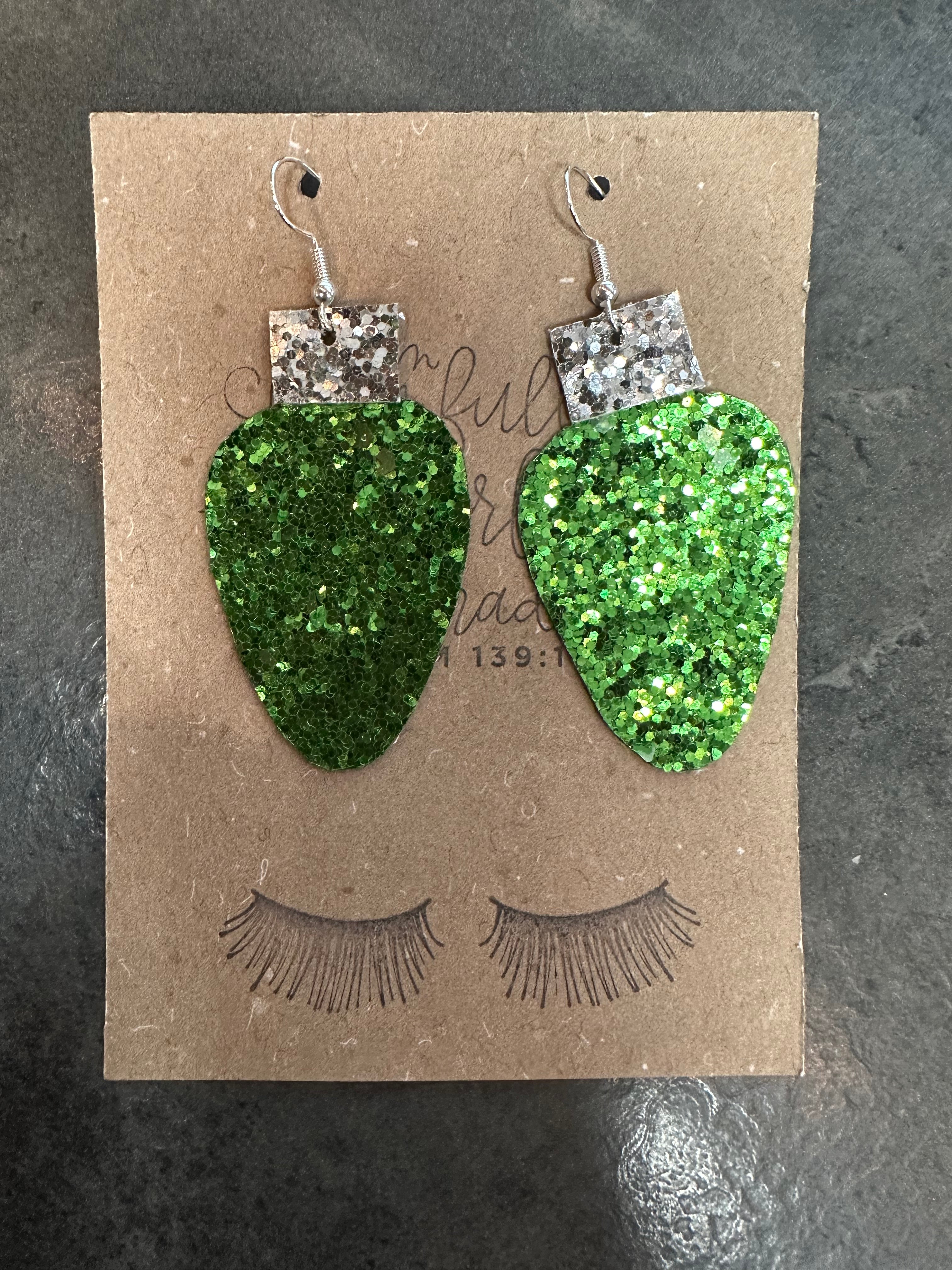 Christmas  Fabric Earrings