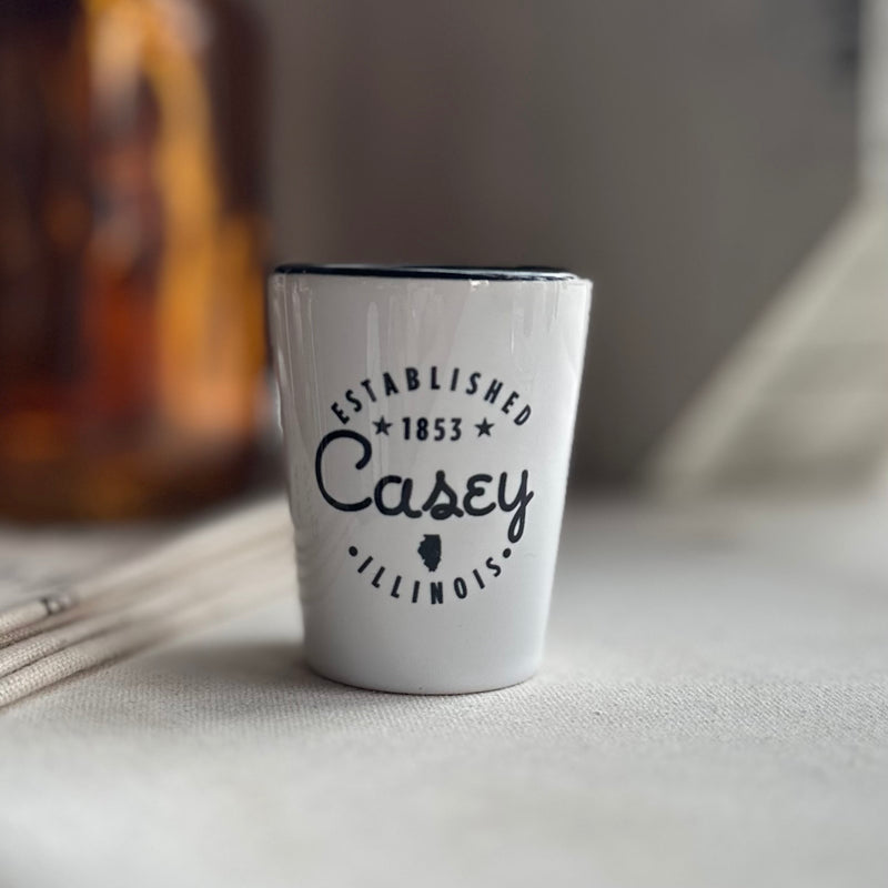 Ceramic Shot Glass, Casey