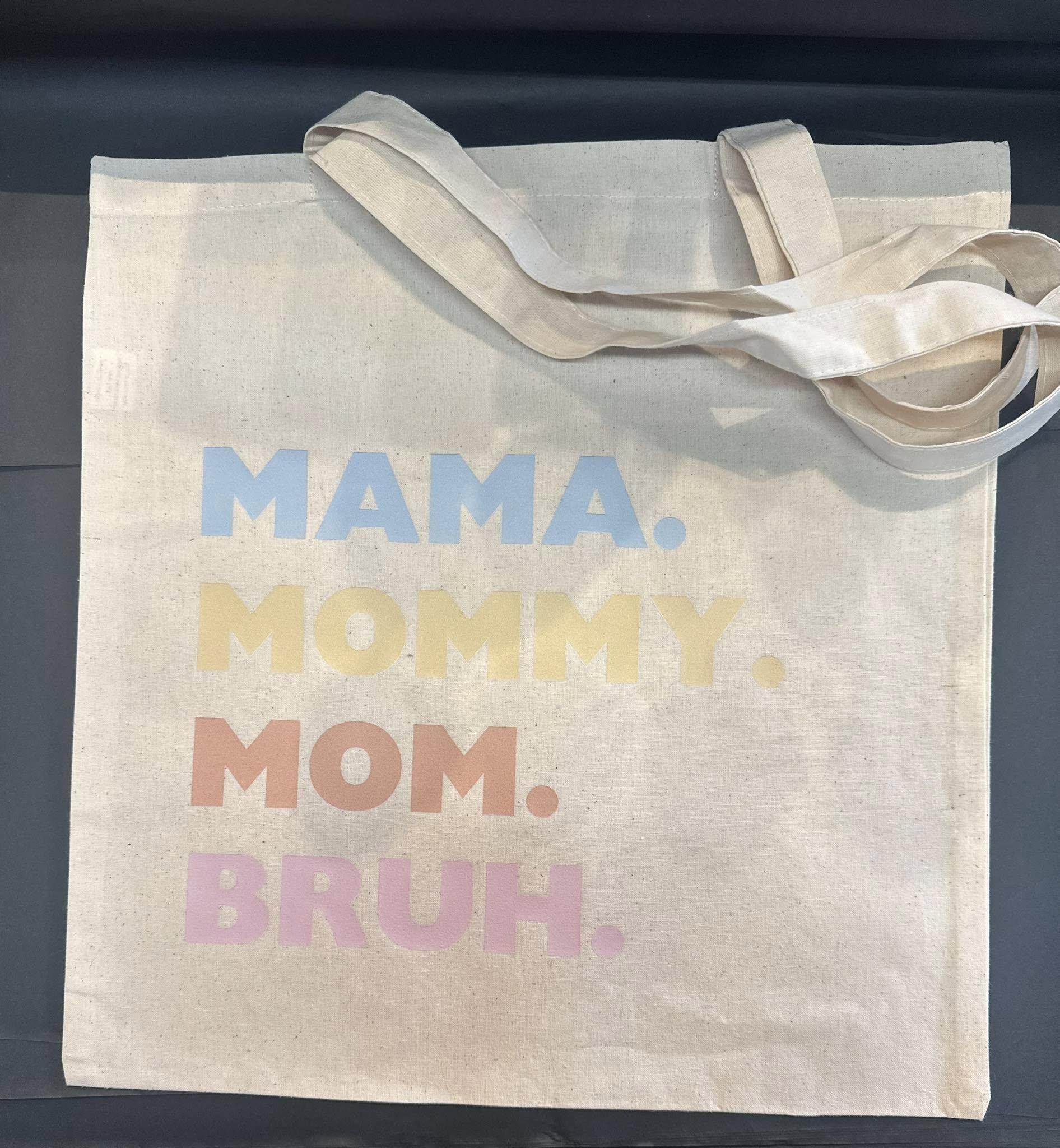 Mom Themed Canvas Tote