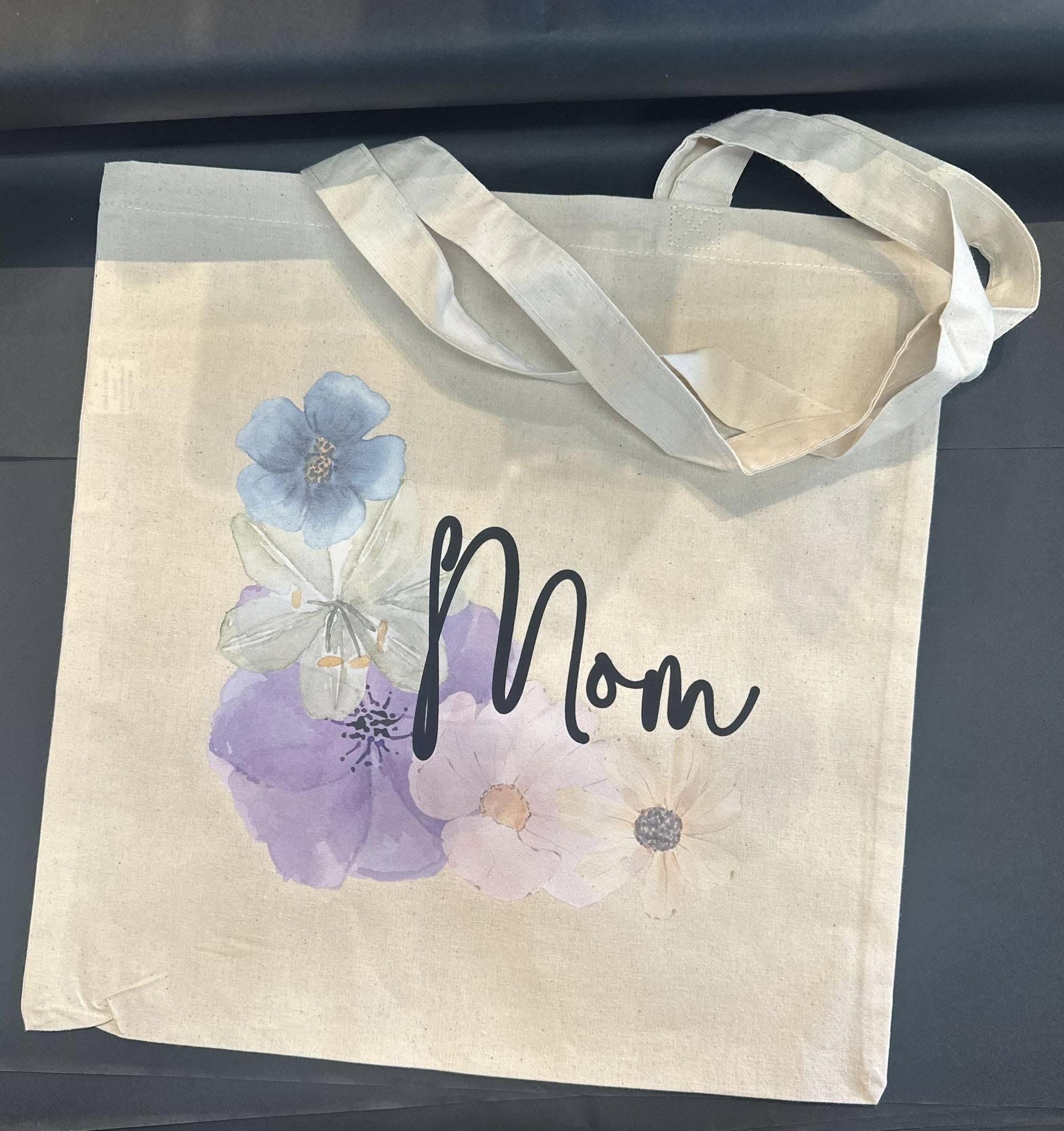 Mom Themed Canvas Tote