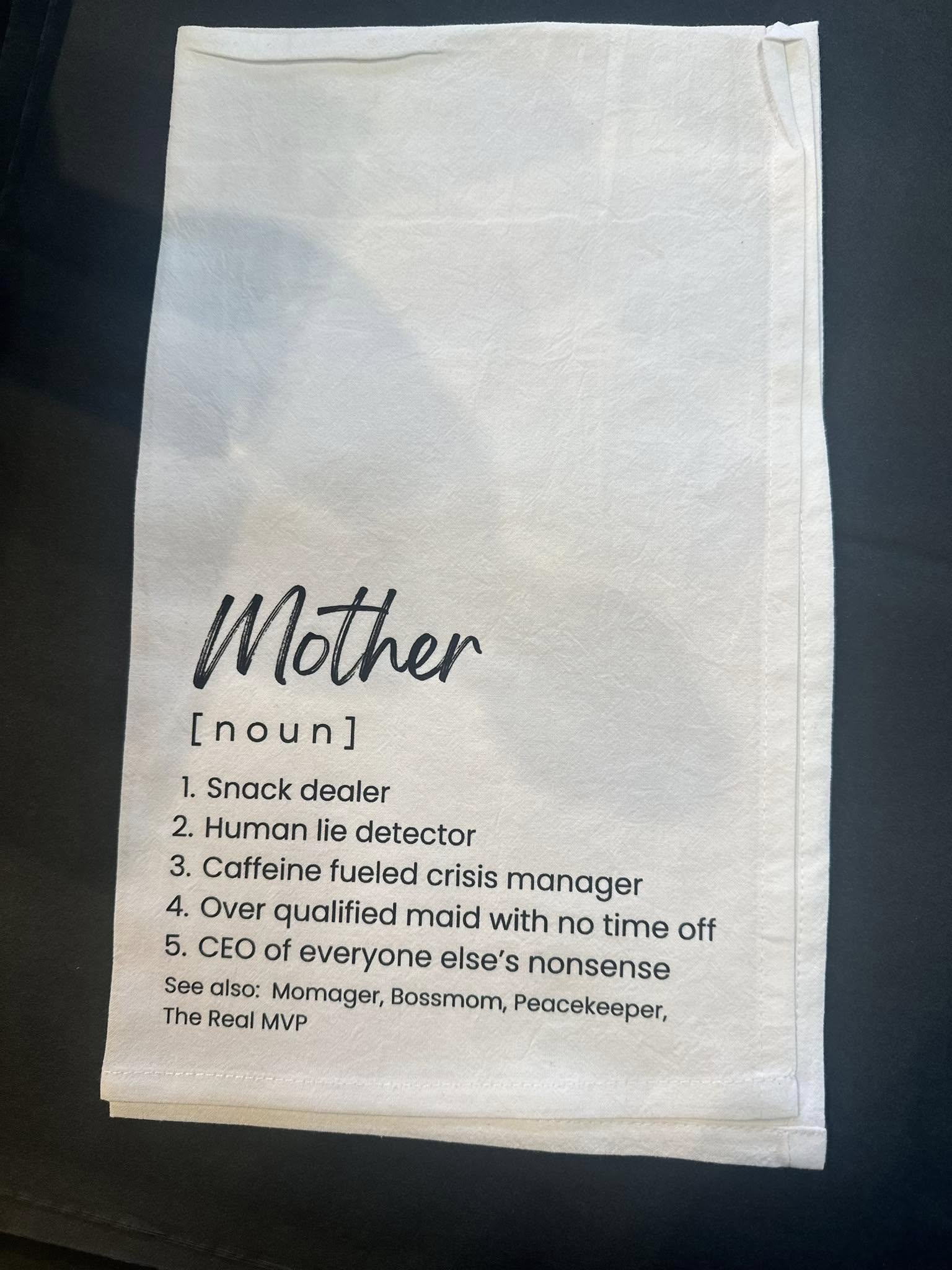 Mother's Themed Tea Towel