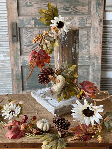 Autumn Blush Pumpkin Garland