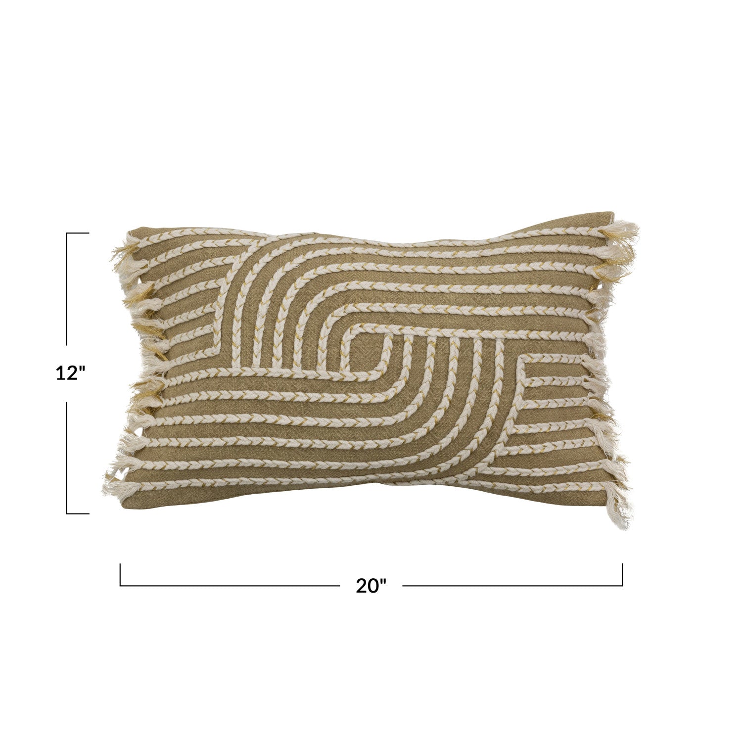 Cotton Slub Lumbar Pillow