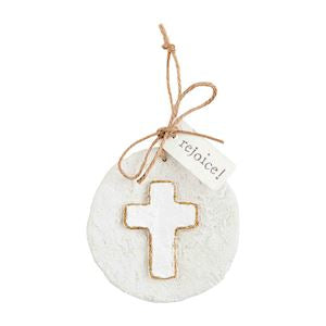 Nativity Glitter Papier-Mache Ornament