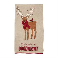 Embroidered Towel Christmas