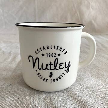 Casey IL -  Black Lip Ceramic Camper 13oz. Mug