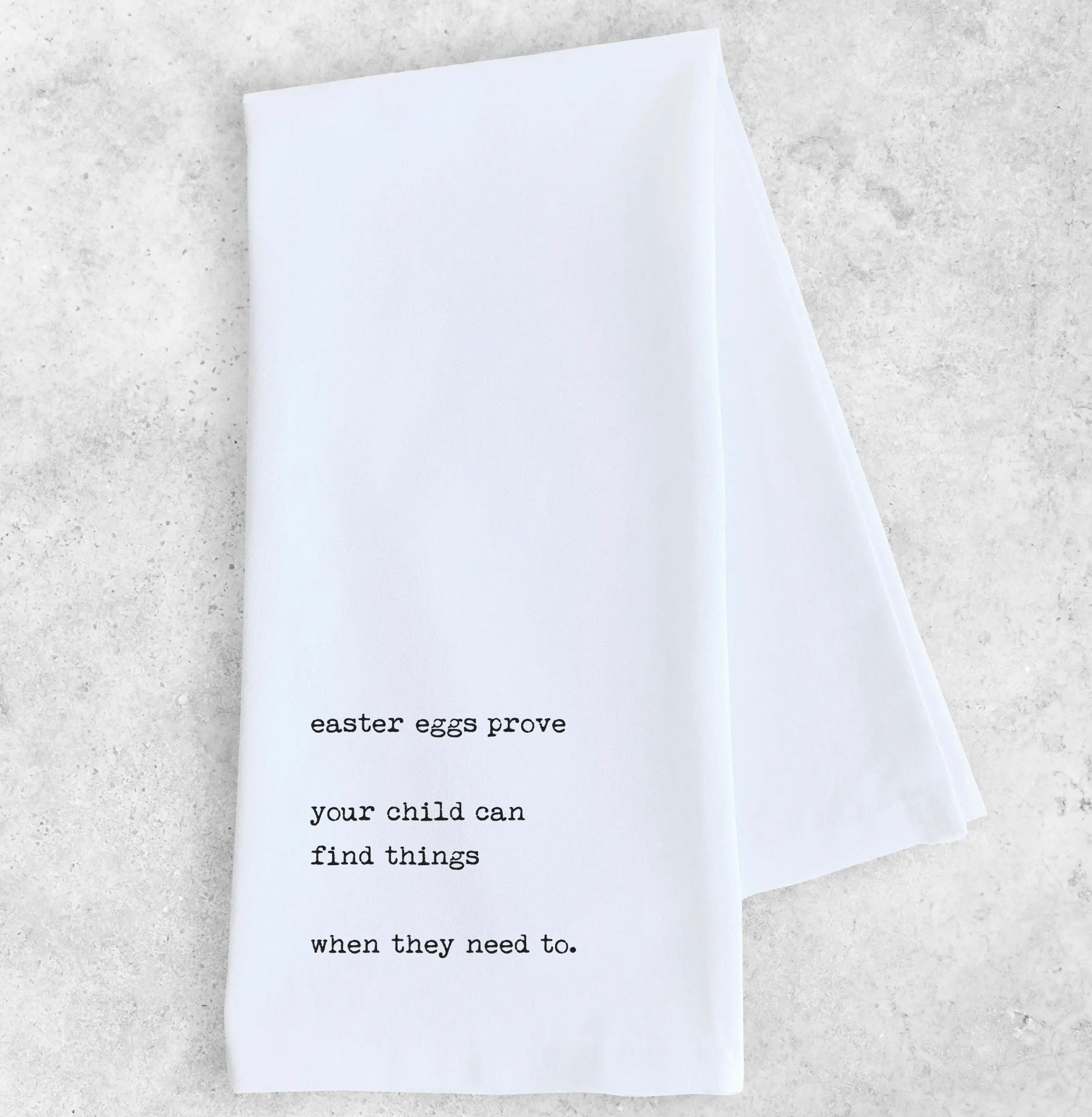 Easter Typewriter Tea Towel