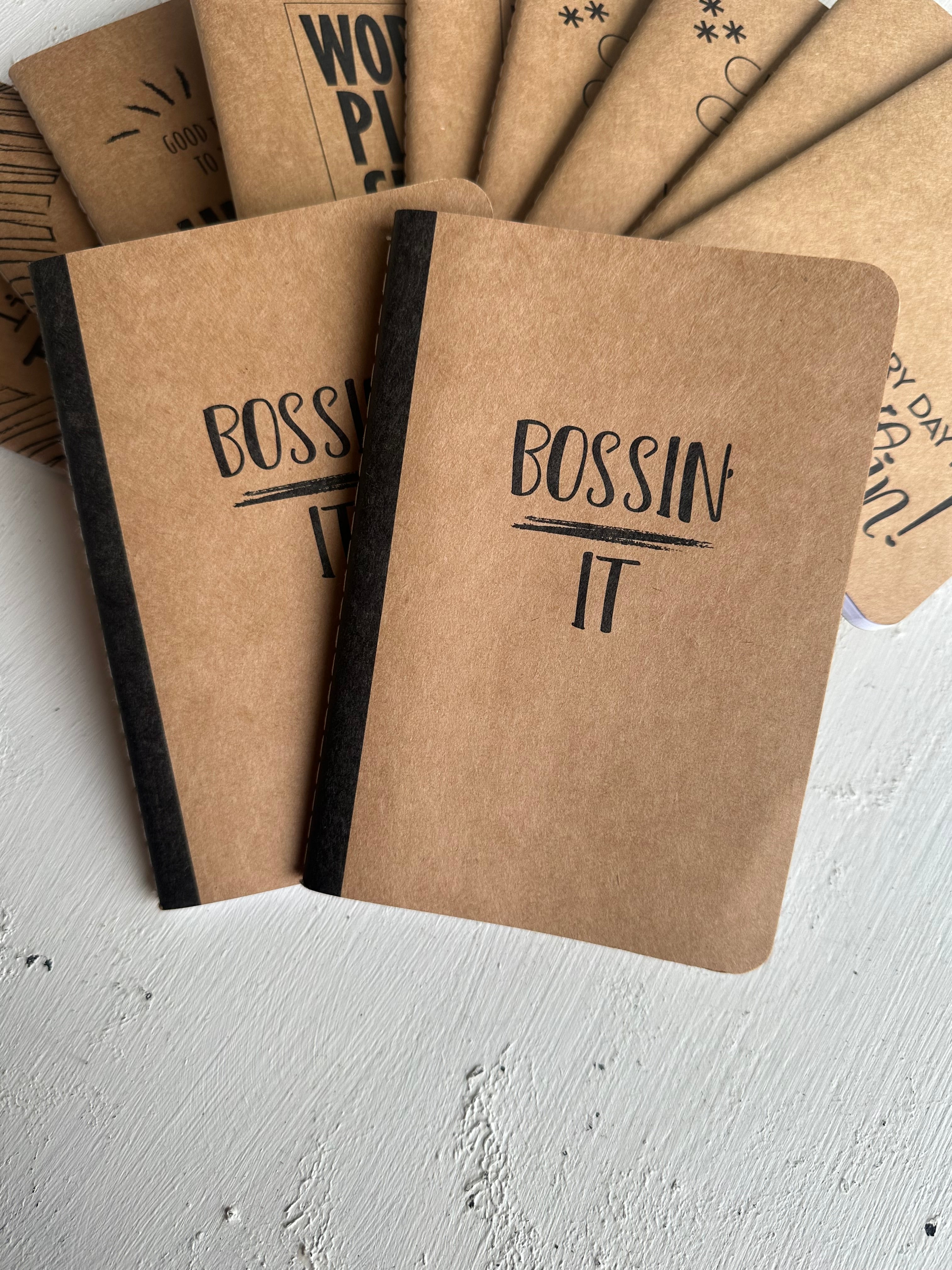 Kraft Paper Motivational Notebook