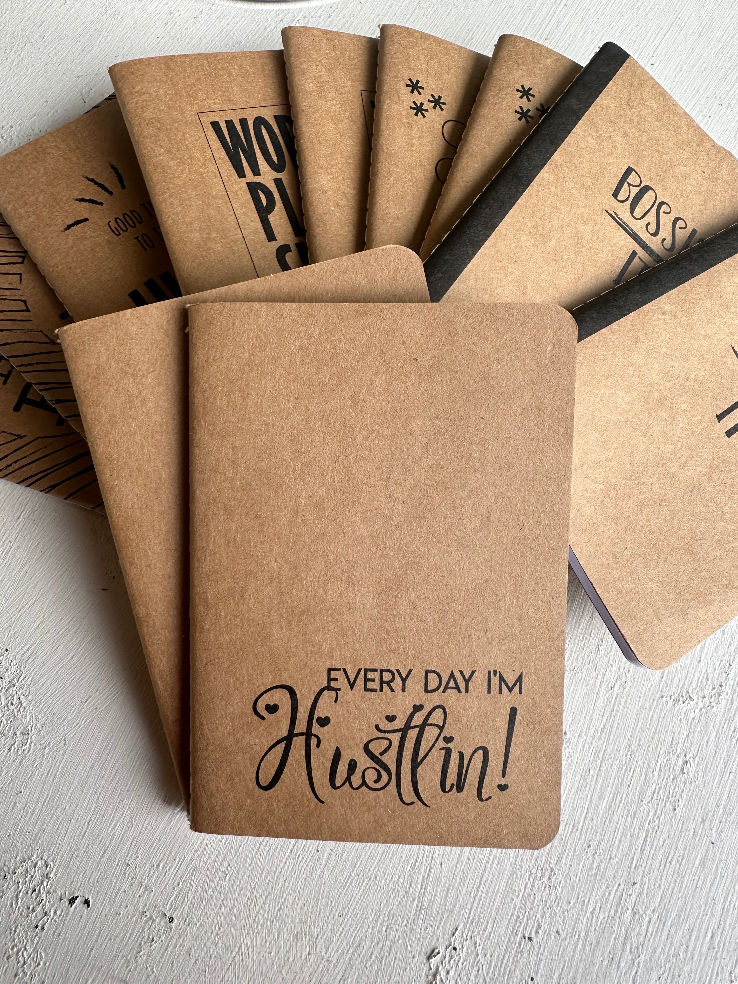 Kraft Paper Motivational Notebook
