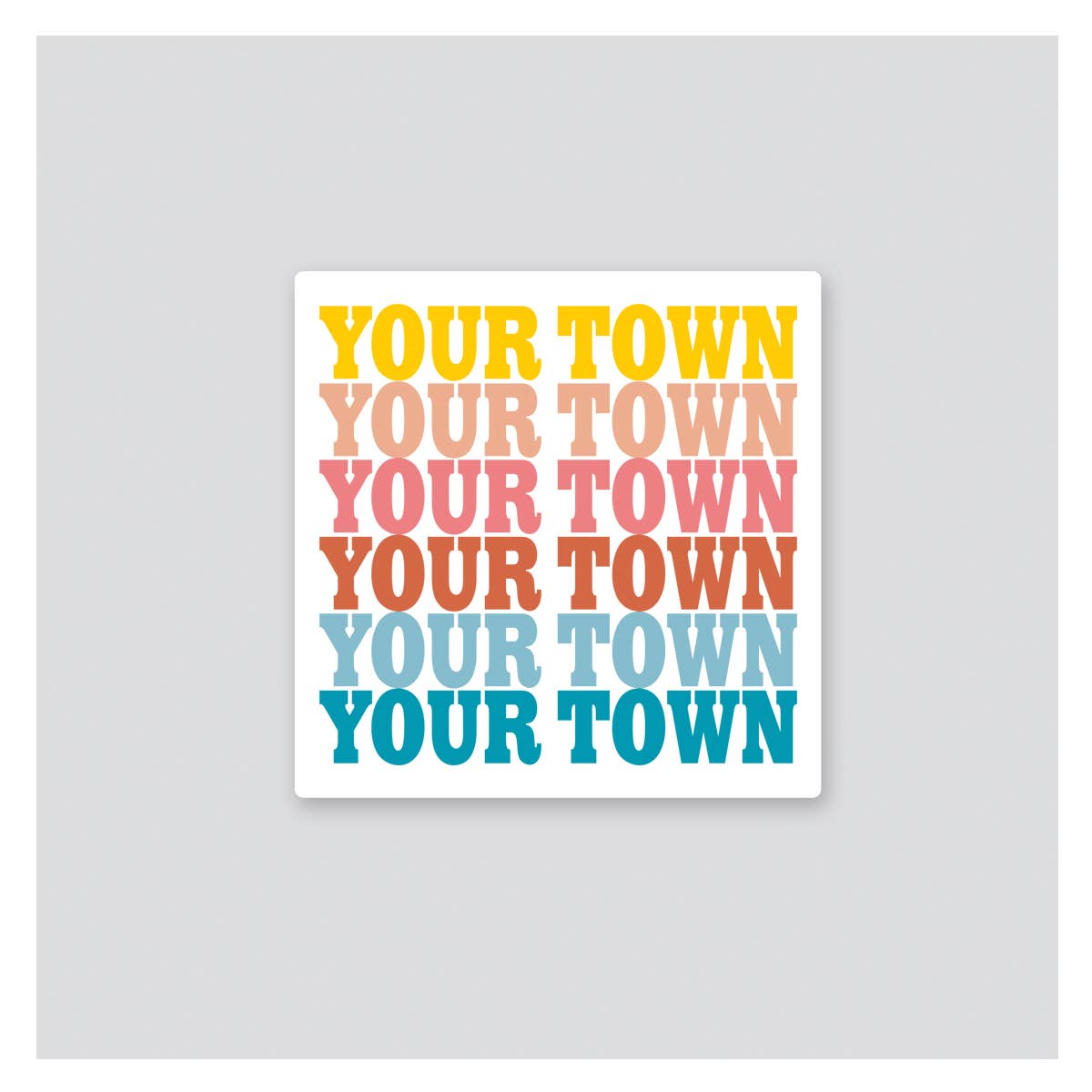 Casey Illinois Retro Sticker