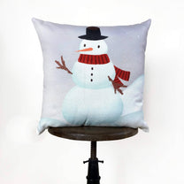 Snowman Throw Pillow