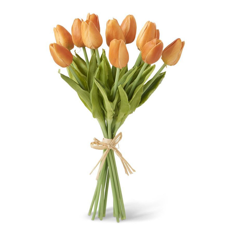 Orange Real Touch Mini Tulip Bundle
