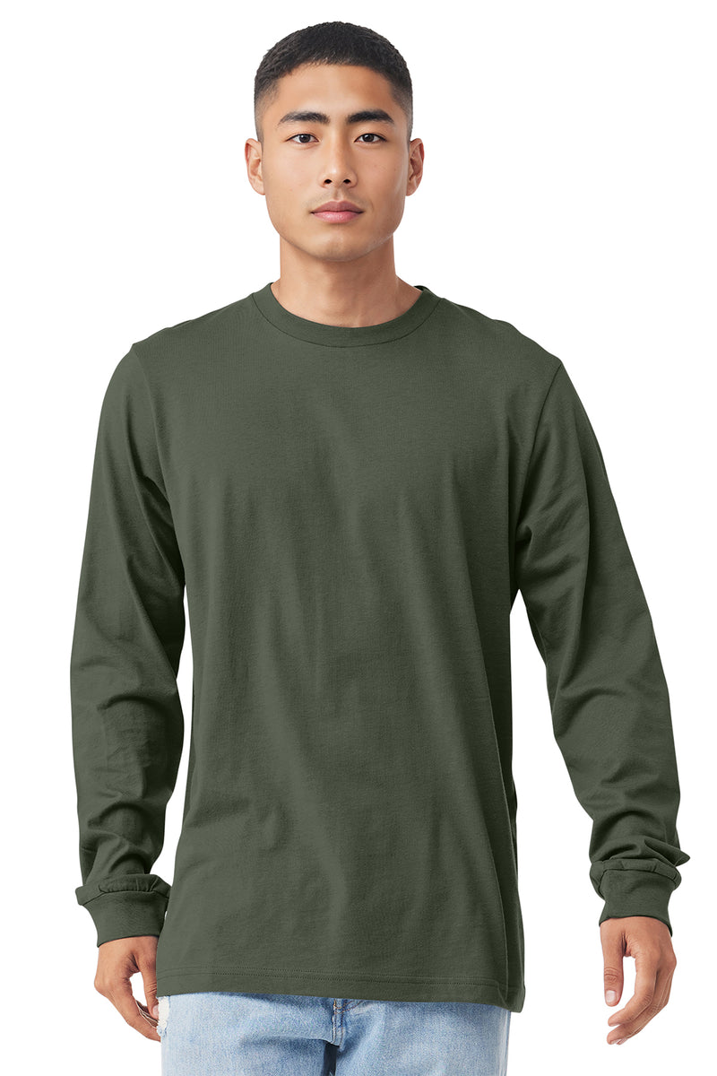 Custom Long Sleeve - Bella Canvas Adult (Military Green)