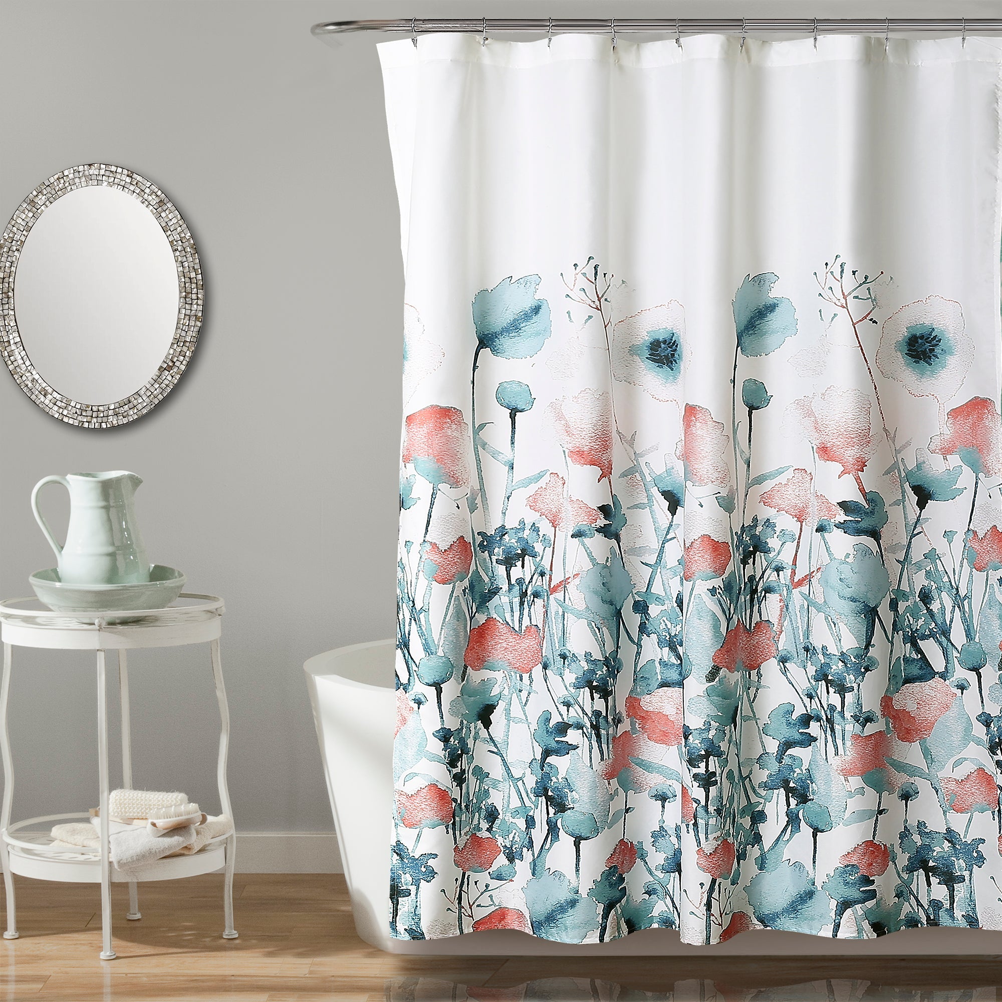 Zuri Flora Shower Curtain