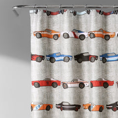 Race Cars Shower Curtain