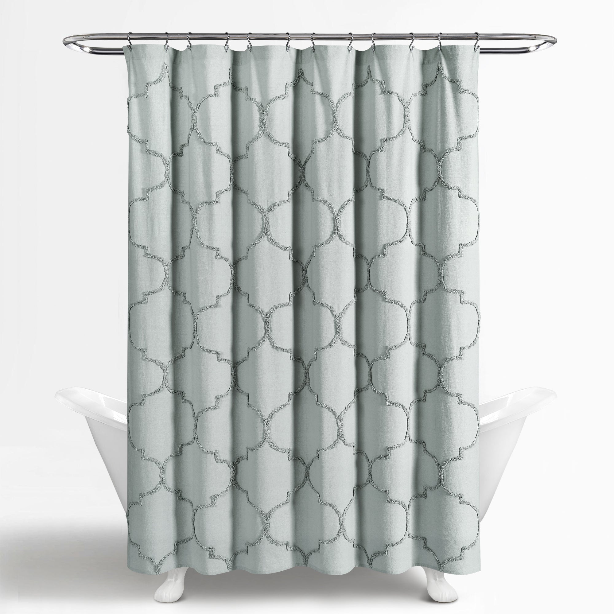 Avon Chenille Trellis Shower Curtain