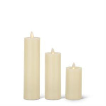 Luminara LED Flickering Pillar Candles