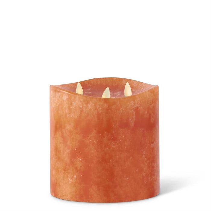 Luminara LED Flickering 3 Flame Pillar Candles