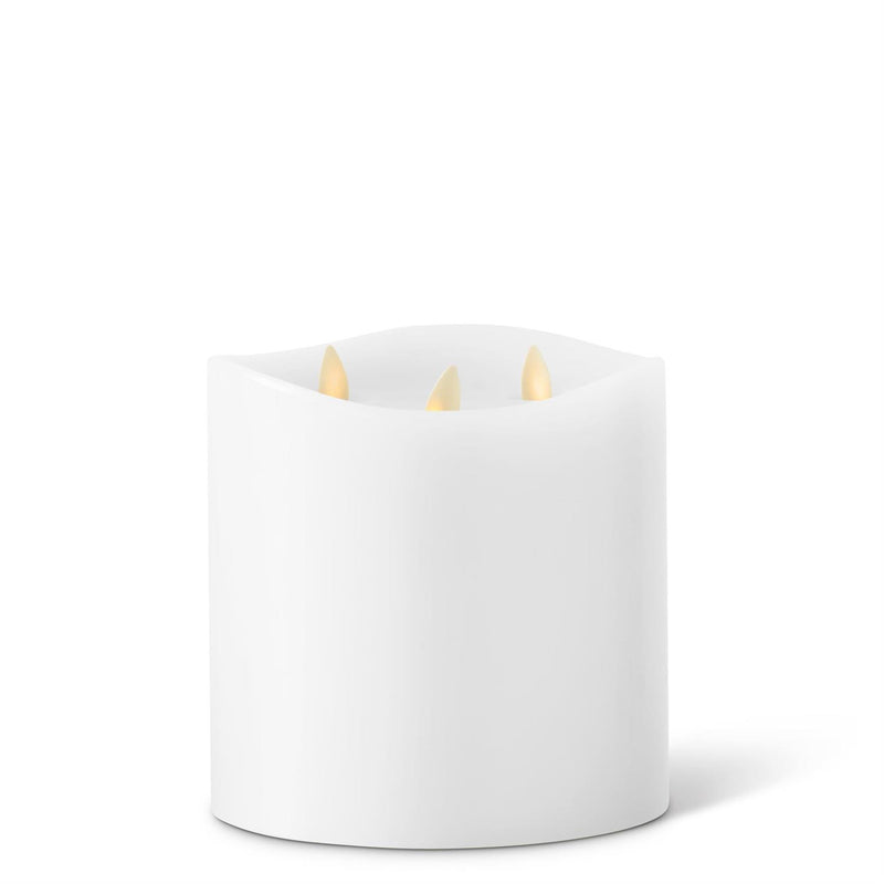 Luminara LED Flickering 3 Flame Pillar Candles