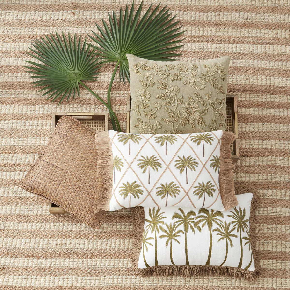 Fan Palm Leaf Stem