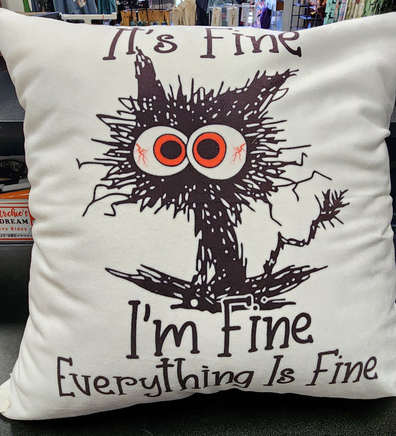 Its Fine Cat Pillowcase