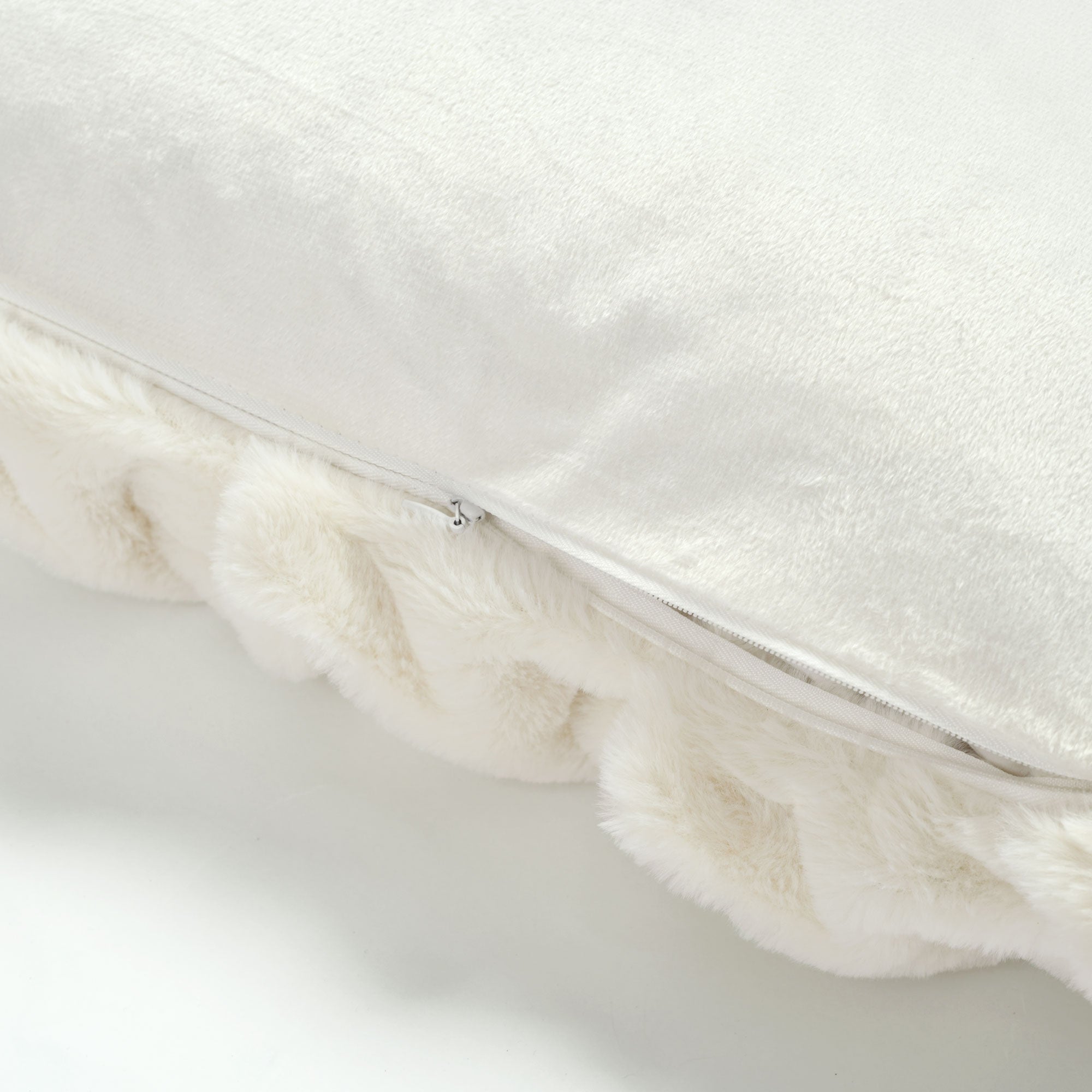 Soft Fur Weave Decorative Pillow Cover