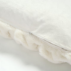 Soft Fur Weave Decorative Pillow Cover