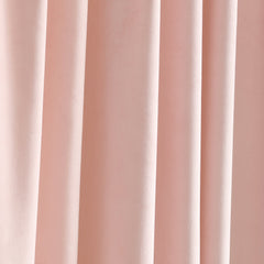 Prima Velvet Solid Grommet Light Filtering Window Curtain Panel Set
