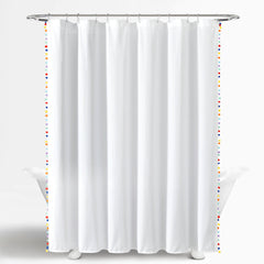 Pom Pom Shower Curtain