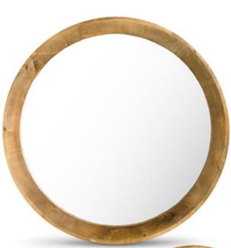 Fir Wood Framed Mirror