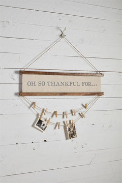 Tankful/Holiday Photo Card Hanger