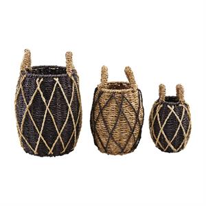 Black Two-Tone Baskets