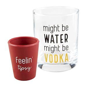 Vodka Dof & Shot Glass Set