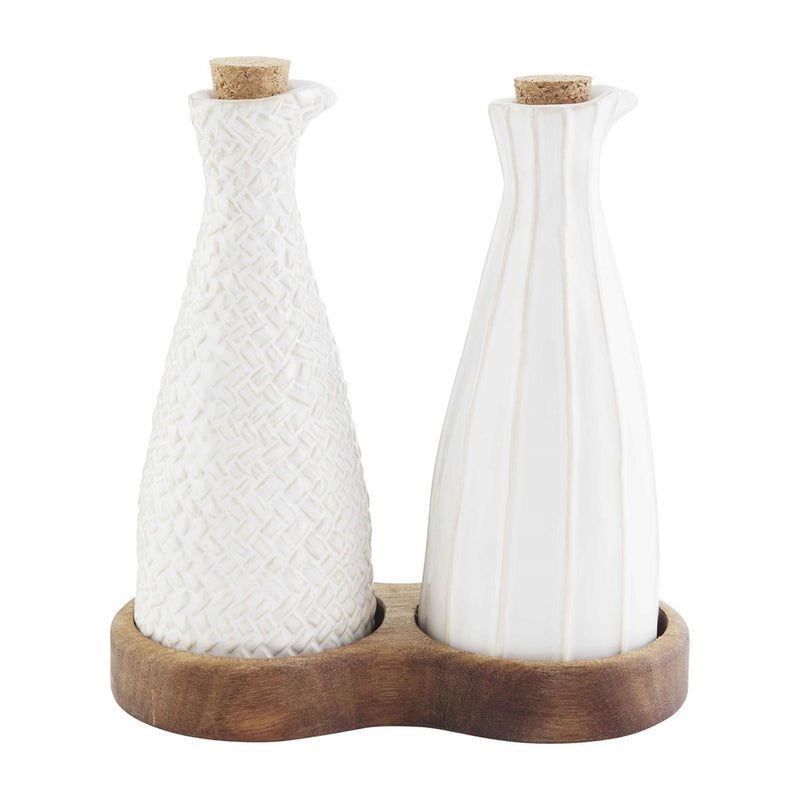 Textured Oil & Vinegar Set