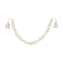 White Pom Tassel Garland