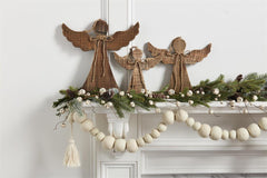 White Pom Tassel Garland