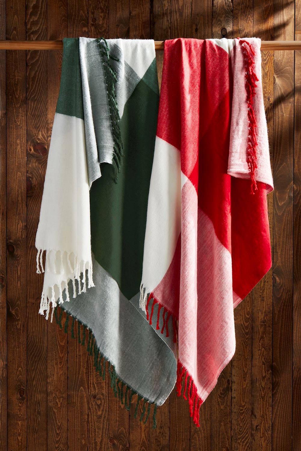 Large Check Throw Blanket