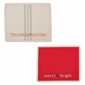 Thanksgiving/Christmas Reversible Placemat