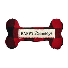 Load image into Gallery viewer, Holiday Dog Bone Squeaker